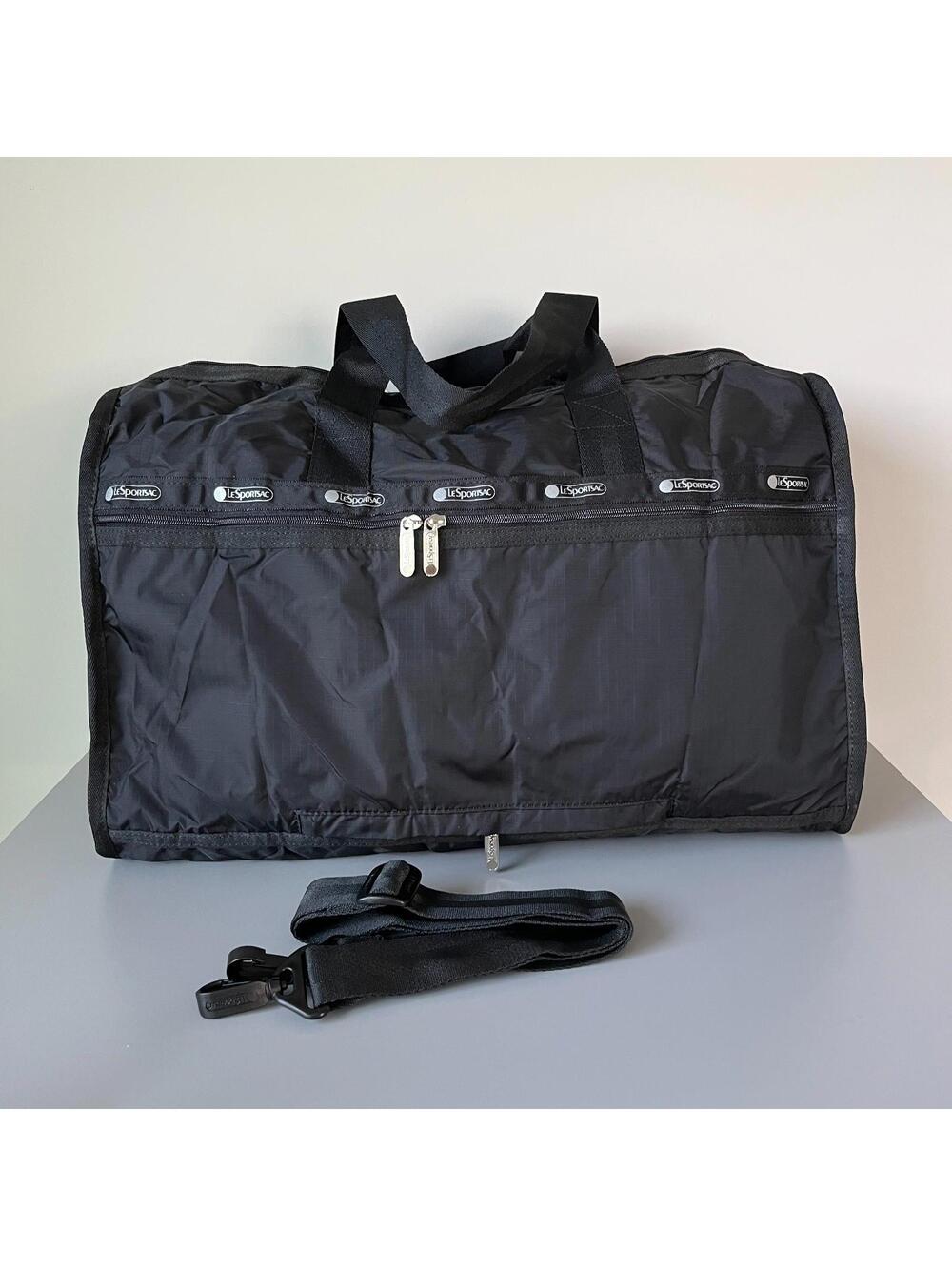 Lesportsac Black Large Weekender NWT - Picture 3 of 8